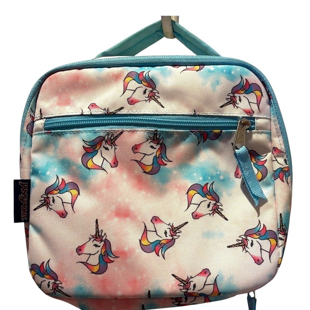 JanSport Lunch Break Bag Kids Pink Blue Unicorn Tie Dye Galaxy School Insulated